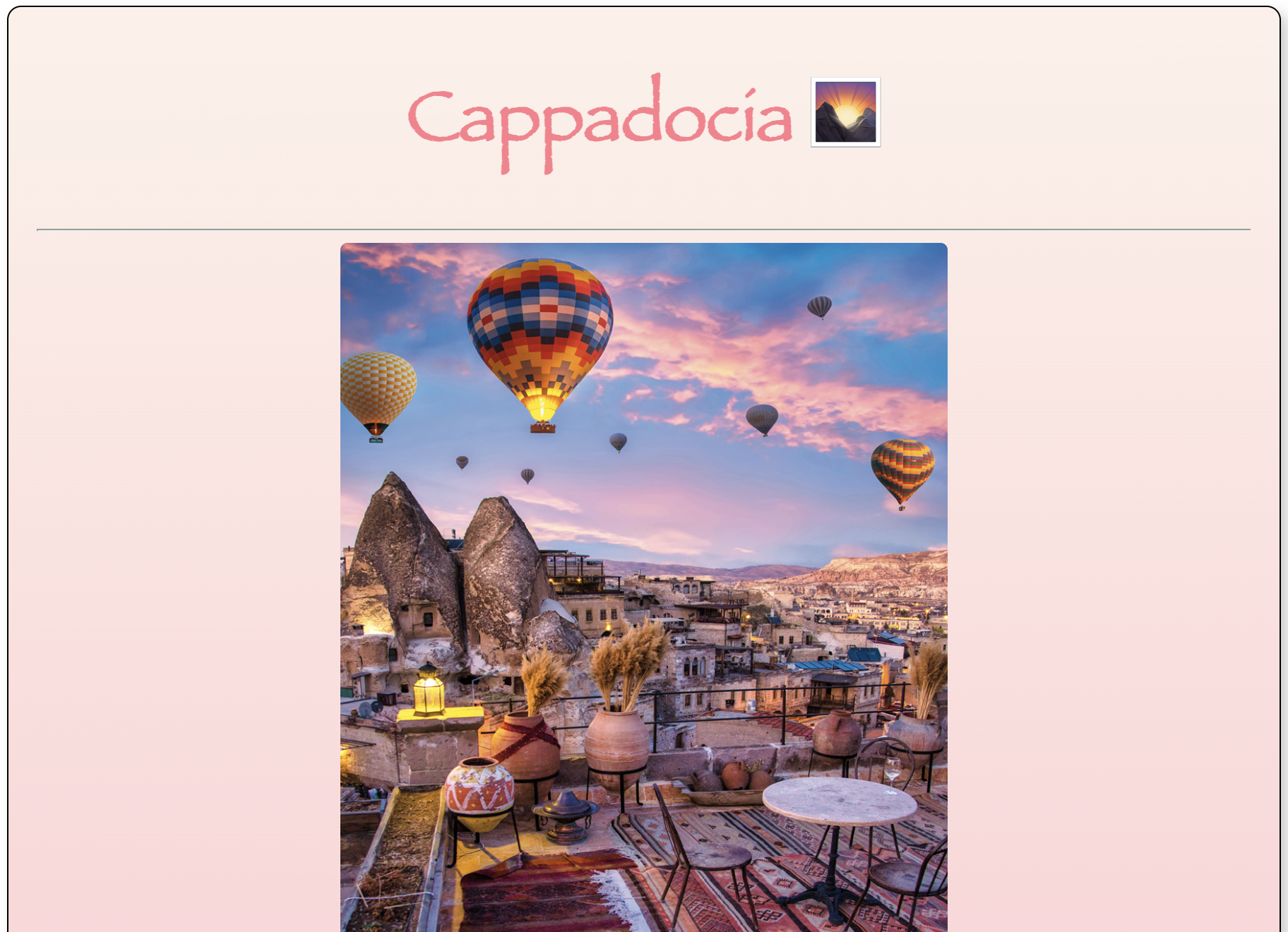 Cappadocia App